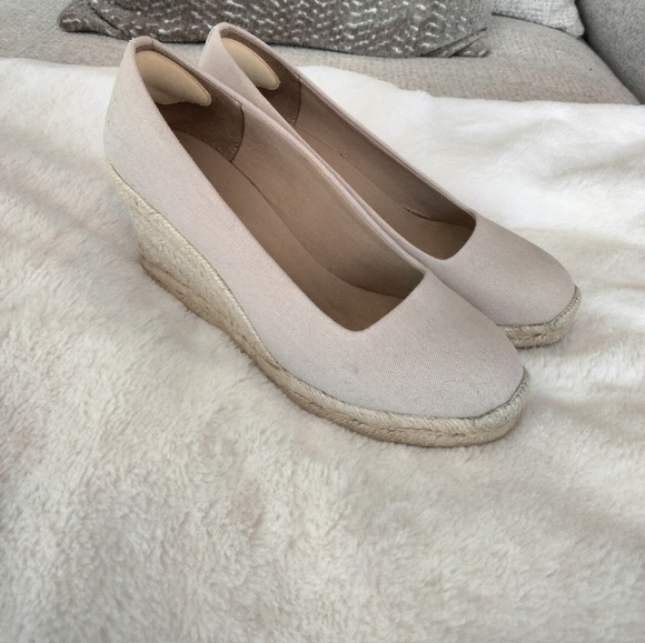 JCrew Canvas Espadrilles Wedges - Picture 2 of 6